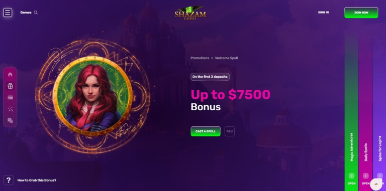 Shazam Casino No Deposit Bonus Guide for New Players
