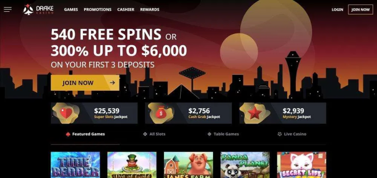 Drake Casino No Deposit Bonus
