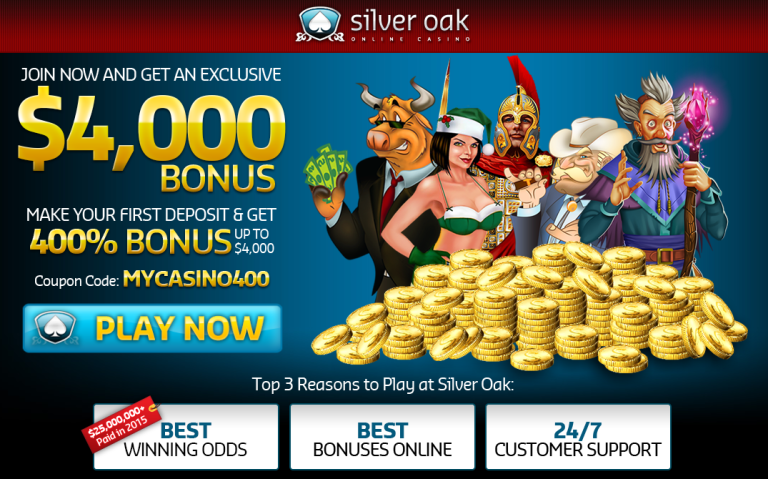 Silver Oak Casino No Deposit Bonus Today