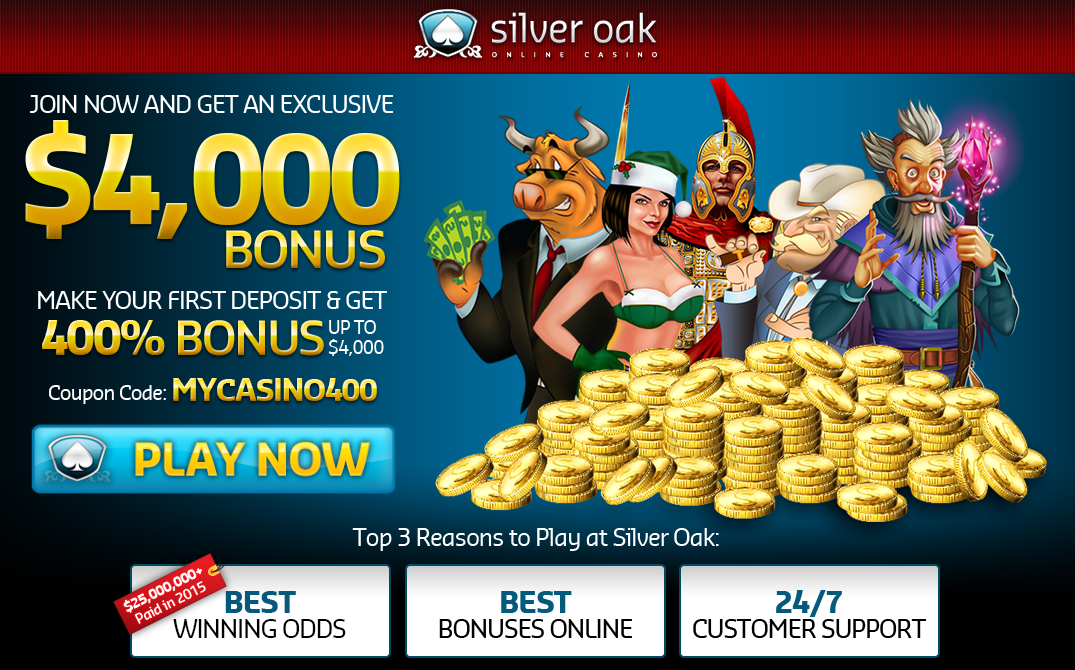Silver Oak Casino No Deposit Bonus Today