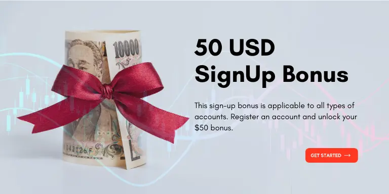 Unlock $50 Sign Up Bonus