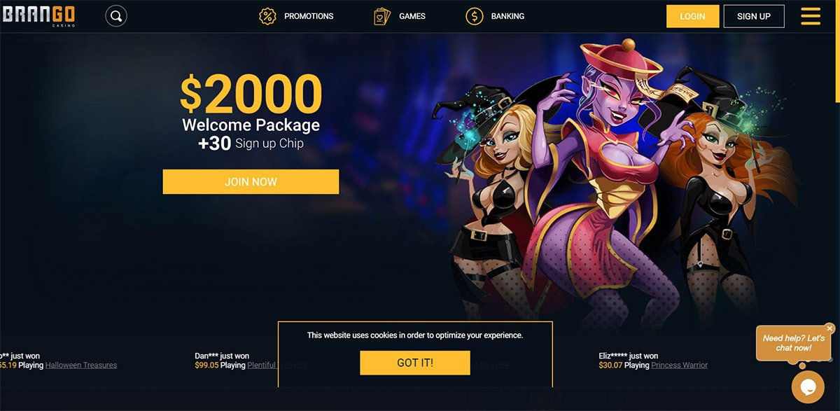 Casino Brango $100 No Deposit Bonus Codes