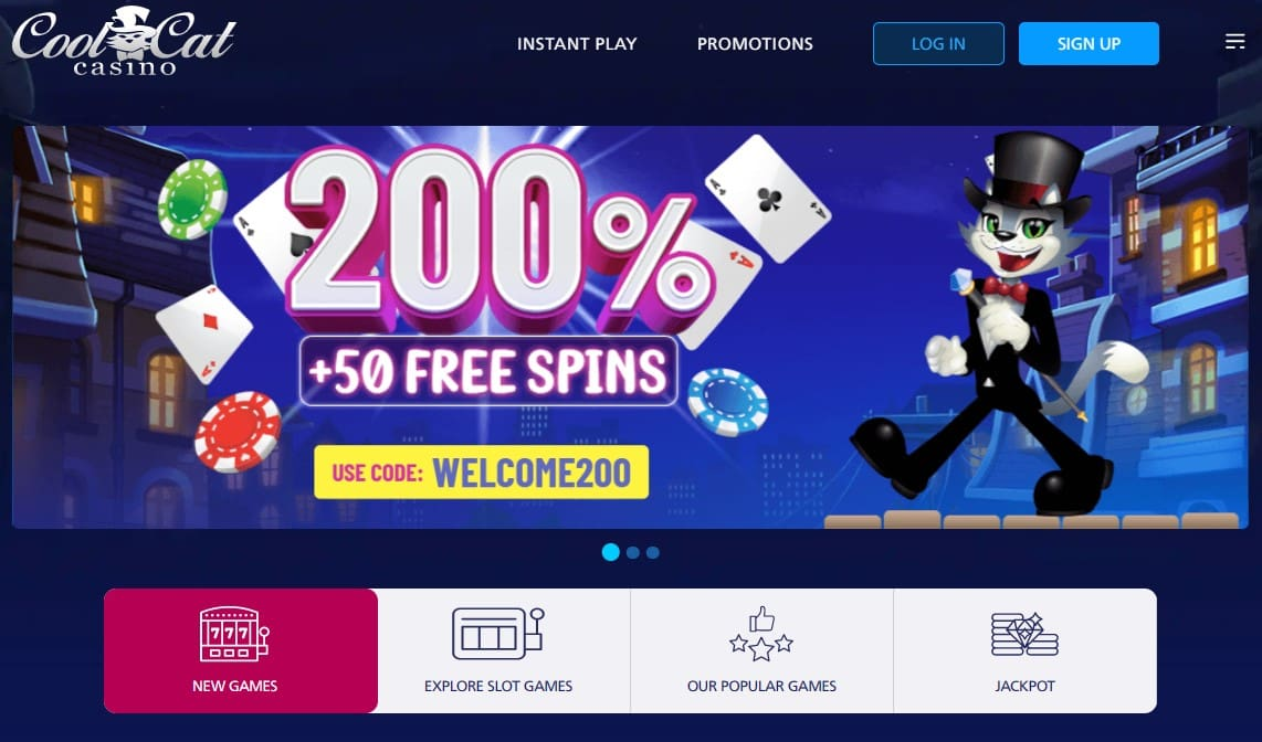 CoolCat Casino No Deposit Bonus Today